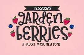 Download free for personal useadd to favoritesdonateshare. Garden Berries Handwritten Font 532490 Handwritten Font Bundles