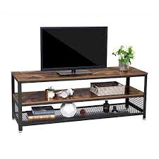 Check spelling or type a new query. Vasagle Bryce Tv Stand Lengthened Tv Cabinet Console Coffee Table With Metal Frame Wood Like Grain Industrial For Living Ro Furniture Tv Lowboard Tv Stand