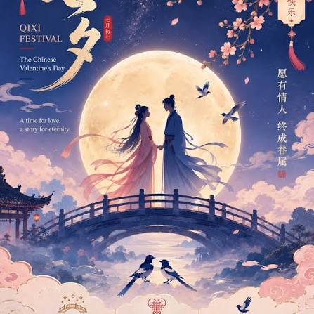 Love crosses oceans, and so do we. Today, on Qixi Festival (Chinese Valentine's Day), the Chinese night sky tells a story—thousands of drones form patterns representing ”Magpie Bridge,“ ”lovers reunited,“ and ”lifelong