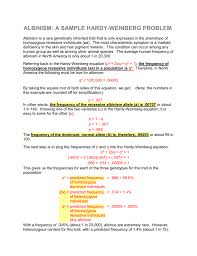 Conditions happen to be really good this year for breeding and next year there are 1,245 offspring. Albinism A Sample Hardy