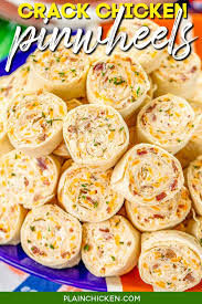 Roll chicken breast up to conceal cream cheese. Crack Chicken Pinwheels Football Friday Plain Chicken