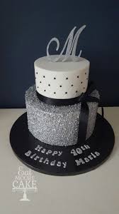 Aesthetic Rose Gold Elegant 18th Birthday Cake 40th Birthday Cake Silver Black And White Theme By Eat Moore Cake Birthday Cake For Women Elegant Birthday Cakes For Women 18th Birthday Cake