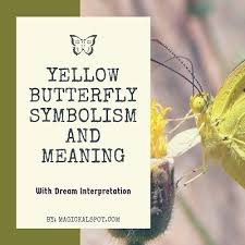Yellow Butterfly Symbolism And Meaning Dream Interpretation In 2020 Butterfly Symbolism Yellow Butterfly Butterfly Meaning