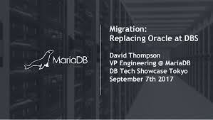 Your credit card has not been. Db Tech Showcase Tokyo 2017 C34 Replacing Oracle Database At Dbs B