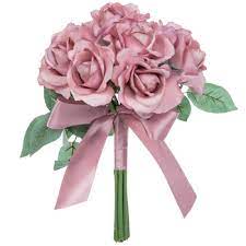 Fake wedding bouquets hobby lobby. Mauve Carolina True Touch Rose Bouquet Hobby Lobby 80924110
