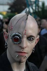 Body modification subculture body modification is generally associated with tattooing and piercing but can also include branding, scarification, surgical implants, and a number of lesser known procedures and practices. Hey Mom Check Out My New Boyfriend Goth Guys Cyberpunk Cybergoth