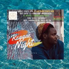 No delivery fee on your first order! Reggae Night With Mungai S Wildart Vallejo Arts Entertainment