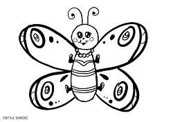 La farfalla è un insetto che appartiene all'ordine dei lepidotteri. Disegni Farfalle Da Colorare Per Bambini