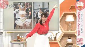 NHK飯尾夏帆アナ 「競技ダンス」で巨乳を揺らす！！【GIF動画あり】 : アナきゃぷ速報