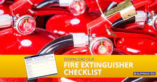‍ who uses a fire extinguisher inspection checklist, and why? Fire Extinguisher Checklist Free Download Office Fire Safety