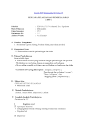 Maybe you would like to learn more about one of these? Contoh Rpp Matematika Masnurul