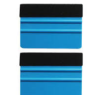 4 Pcs Felt Edge Squeegee, Car Wrapping Tool, Straight Scraper Tool, Vinyl  Squeegee Applicator