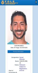 Sex offender wrestler Chasyn Rance