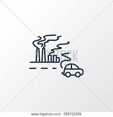 Air pollution has decreased in many parts of the world, but it is worsening in certain industrializing countries. Air Pollution Icon Vector Photo Free Trial Bigstock