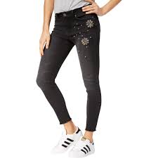 details about indigo rein womens more is more black skinny ankle jeans juniors 1 bhfo 6702