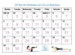 30 Day Ab Challenge