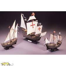 The ships reach the canary islands and stay there until sept 6. Heller Christopher Columbus 1492 Nina Santa Maria Pinta Modellbausatz Starter Set 1 75 He52910 Axels Modellbau Shop
