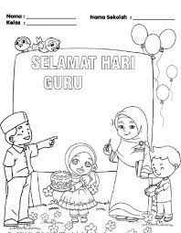 Sedang heboh, gambar kartun sudah semakin ramai dan sudah ribuan yang mengulasnya,seperti kumpulan gambar kartun hitam putih. Mari Mewarna Gambar Selamat Hari Guru Peringkat Sekolah Gambar Mewarna Selamat Hari Guru Guru Buku Mewarnai