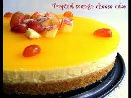 No Bake Mango Cheese Cake Eggless Desserts Cheesecake Baking