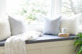 This cozy diy window bench has secret storage space so check out the step by step video tutorial to learn how. How To Build A Window Bench With Storage Nick Alicia