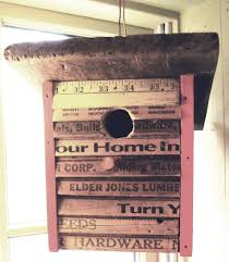 Our Home Whimsical Reclaimed Wood And Yard Stick Bird By Barneche Bird House Bird Houses Bird