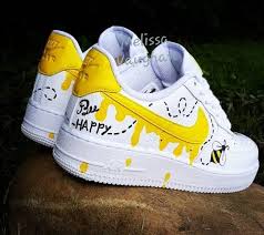 Custom Honeybee Nike Air Force 1 Etsy Costume Shoes Custom Shoes Diy Nike Air Shoes