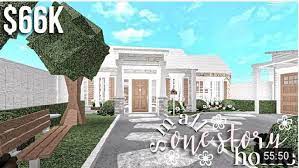 Aesthetic one story house 74k. Pin On Cozy Bloxburg Houses