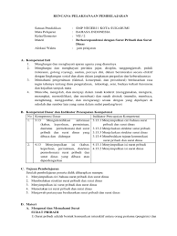 Salam pengen tau wajah kamu yang sekarang kaya apa. Struktur Surat Pribadi Nasi