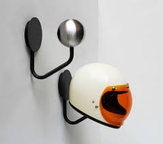 Wall Helmet Rack By Halley Accessories Helmet Storage Retro Helmet Helmet