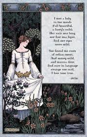 Poet Ponderings Poetry Quotes Haiku John Keats I Met A Lady In The Meads Victorian Poetry Victorian Art John Keats