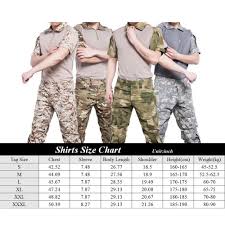 Us 26 95 30 Off Sinairsoft Camouflage Military Tactical Uniform Us Army Combat Cargo Multicam Airsoft T Shirt Breathable Wicking Tee Shirts Man In