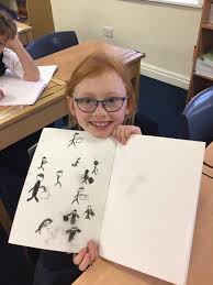 One of lowry's typical 'matchstick men' paintings, depicting the industrial north of however many figures lowry includes, they remain stylised, regular, dehumanised; St Mary S Prep On Twitter In Art Year 4 Are Continuing Their Work Based On L S Lowry This Week The Children Are Drawing Matchstick Figures Ready To Add To Their Final Piece