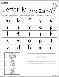 Letter Of The Week M Is Perfect For The Beginning Of The Year In Preschool Or Kindergarten Students Will Deve Letter M Worksheets Letter Of The Week Lettering