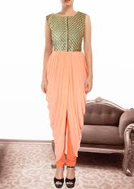 Designer Indian Kameez Dhoti Style Salwar Suit Looksgud In Indianwear Dhotistyle Traditio Western Dresses Online Western Dresses For Women Western Dresses