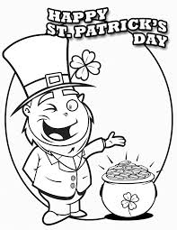 Patrick's day coloring pages online. St Patrick S Day Coloring Pages