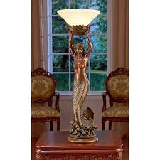 The Goddess Offering Mermaid 39 5 Torchiere Lamp In 2020 Mermaid Lamp Mermaid Home Decor Mermaid