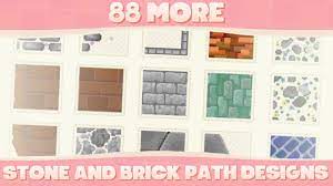Much like the previous two options mentioned, stone paths still have a very naturalistic look to them with a garden aesthetic. Top 100 Custom Stone Path Designs For Animal Crossing New Horizons August Youtube