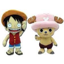 Great Eastern Set Of 2 Monkey D Luffy Tony Chopper Plush