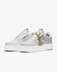 Nike mens air force 1 low wheat dark mocha trainers dc7504 700. Nike Air Force 1 Pixel Cuban Link Shoelery Sneaker Releases Dead Stock