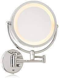 Amazon Com Danielle Revolving Wall Mounted Day Night Lighted Mirror 10x Magnification Chrome Beauty Magnifying mirrors are essential for perfecting your grooming routine. danielle revolving wall mounted day night lighted mirror 10x magnification chrome