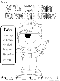 Plus, it's an easy way to celebrate each season or special holidays. Are You Ready For Second Grade Coloring Pages Printable