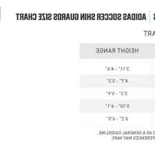 pretty adidas soccer shin guards size chart digibless