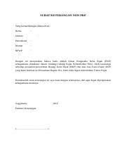 Surat resmi perusahaan tersebut digunakan untuk keperluan komunikasi internal perusahaan adapun penggunaan bahasa dari surat resmi perusahaan adalah harus sopan dan sesuai dengan. Contoh Surat Pernyataan Non Pkp Contoh Surat