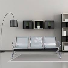 Shop For Kinbor 3 Seat Airport Reception Waiting Chair Bank Salon Barbershop Bench G Reception Waiting Chairs Office Reception Furniture Salon Reception Chairs