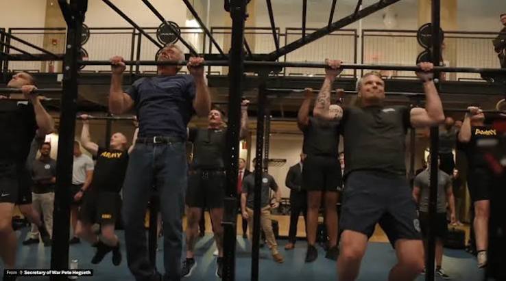 Pete Hegseth roasted by fitness experts for military 'workout' videos he  keeps sharing