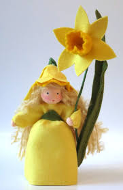 Lent Lily Flower Child Waldorf Nature Table Lily Flower Felt Crafts Flower Child