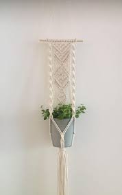 Macrame Plant Hanger Wall Planter Wall Hanging Wall Plant Pendant Hanging Planter Boho Wall Decor Air Plant Plant Holder Gift Macrame Plant Hangers Diy Macrame Plant Hanger Macrame Plant