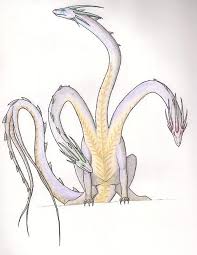 Image Result For Silhouette 3 Headed Dragon Types Of Dragons Elemental Dragons Eastern Dragon