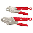 2-Piece Torque Lock Curved Jaw Locking Pliers Set 48-22-3402 Milwaukee Tool