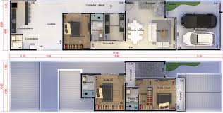 Quer ter uma ideia melhor de como construir em um lote tão pequeno? Planta De Sobrado Com Quarto Embaixo Planta Para Terreno 6x25 Plantas De Sobrados Sobrados Plantas De Casas